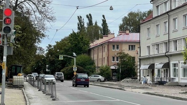 В Калининграде продолжат ремонт тротуаров на Московском проспекте