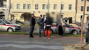 У стадиона «Балтика» два подростка устроили ристалище на глазах благородной дамы и росгвардейцев