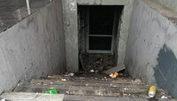 В центре Калининграда одну из лестниц бывшего магазина «Океан» превратили в общественный туалет (фото, видео) 