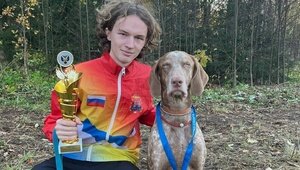 Пёс Барбос и чемпионский кросс: калининградец выиграл соревнования по ездовому спорту