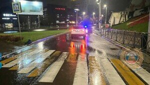 На Московском проспекте внедорожник сбил пешехода на зебре