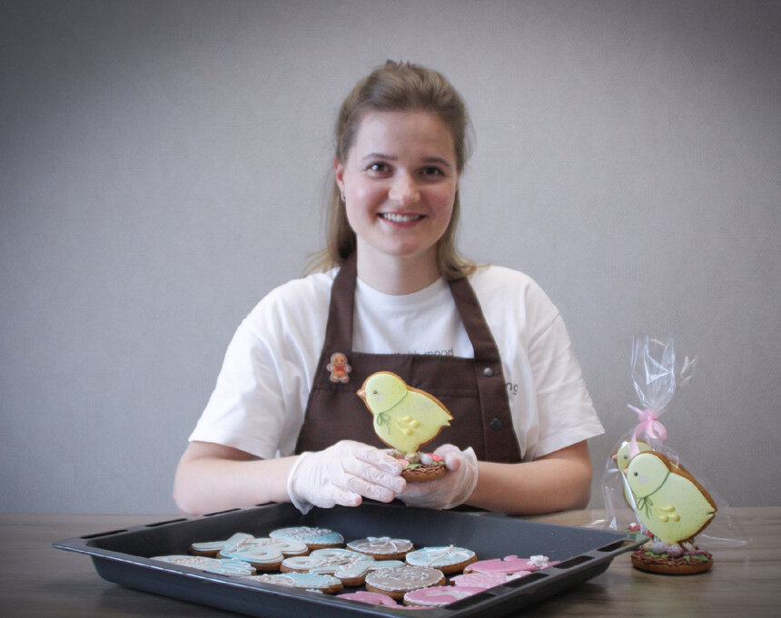 Диана Третьяĸова, мастер пряничных дел. | Фото: Маргарита Юркова