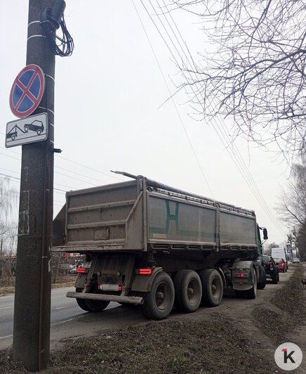 Тротуар настолько загажен, что люди обходят его по обочине | Фото: Виктория А.