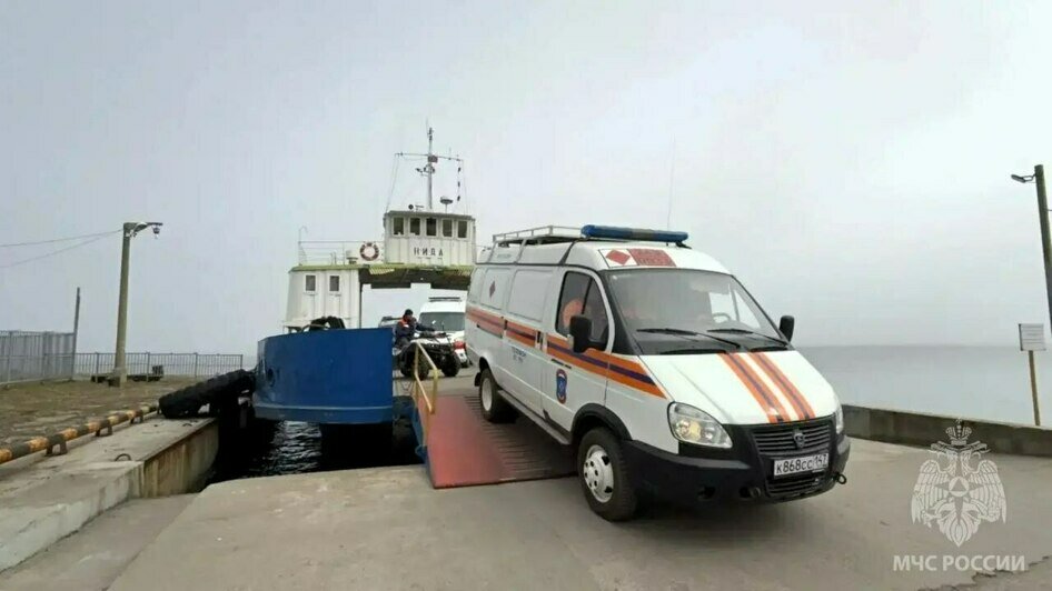 На Балткосе уничтожили немецкую авиабомбу времён войны (фото) - Новости Калининграда | Фото: МЧС региона