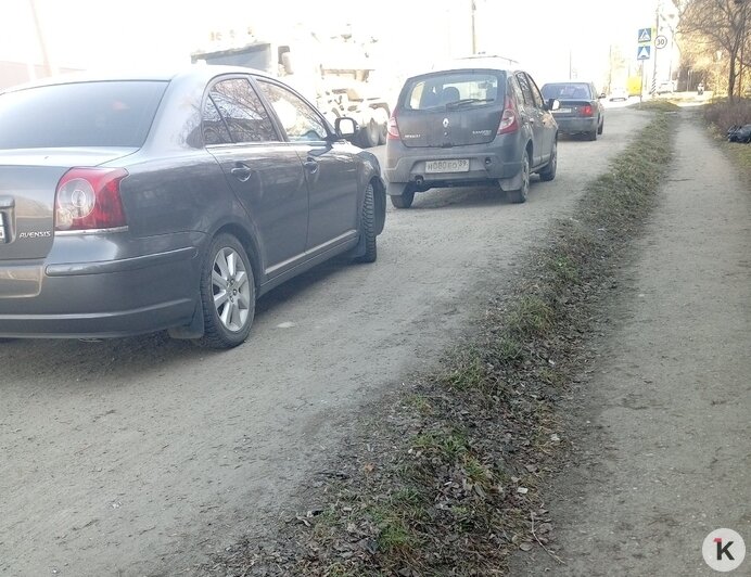 Здесь мог быть ваш тротуар: на Емельянова пешеходная дорожка исчезла под слоем грязи (фото)   - Новости Калининграда | Фото: Виктория А.