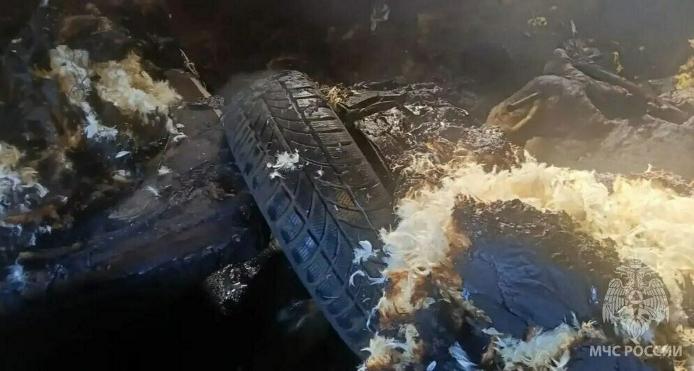 В Калининграде из горящего дома вынесли мужчину и газовый баллон - Новости Калининграда | Фото: МЧС региона