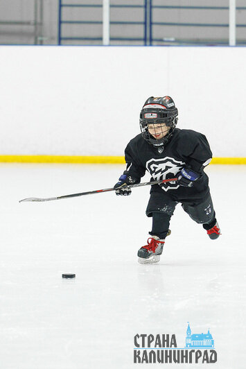 На льду мальчику комфортно | Фото: Александр Мелехов