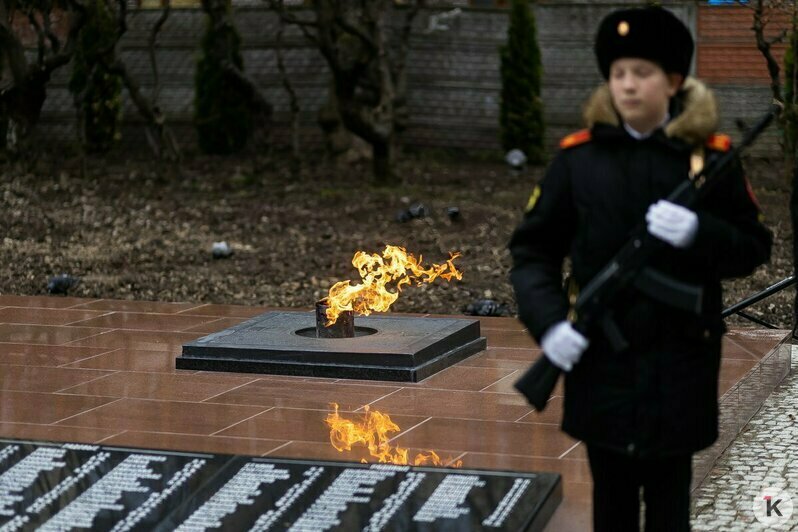 В Калининграде открыли обновлённый мемориал на Комсомольской (фото) - Новости Калининграда | Фото: Александр Подгорчук / «Клопс»