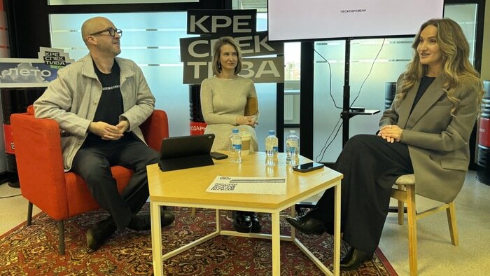 Дмитрий Кудрявцев, Дарья Титова, Мария Титова | Фото: фонд «Креспектива»