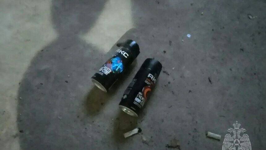 В Холмогоровке ребёнок получил ожоги после опасного эксперимента с дезодорантом - Новости Калининграда | Фото: МЧС региона