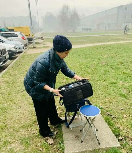 В Калининграде после пожара в ТЦ «Гиант» проверяют качество воздуха - Новости Калининграда | Фото: канал Роспотребнадзора Калининградской области / Телеграм
