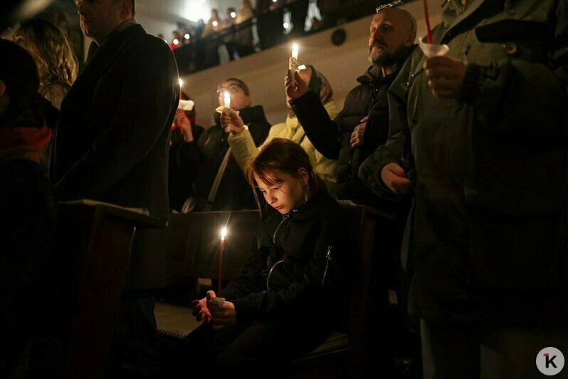 Ночь свечей и надежды: католики в Калининградской области встретили Пасху (фоторепортаж) - Новости Калининграда | Фото: Александр Подгорчук / «Клопс»