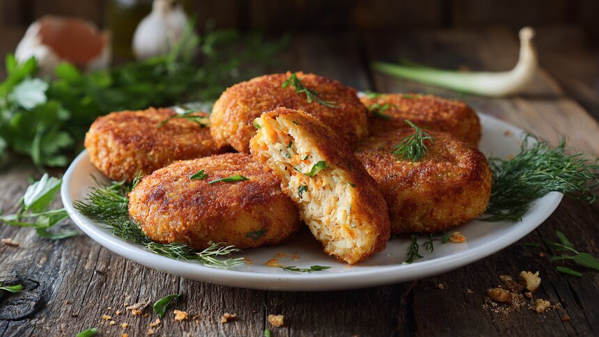 Соседка напросилась в гости, когда учуяла этот аромат: рецепт котлет из крабовых палочек на скорую руку  - Новости Калининграда | Иллюстрация: Алиса Игонина / «Клопс»