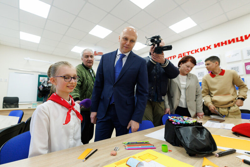 Школьники рассказали гостям о своей учёбе | Фото: Александр Мелехов