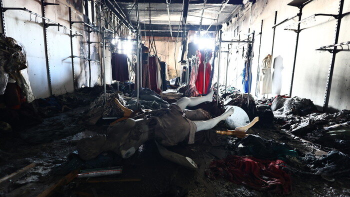 «Сгорел весь мой бизнес дотла»: торговцы рассказали, как спасались из полыхающего «Гианта» и чем обернулся пожар - Новости Калининграда | Фото: Александр Подгорчук / архив «Клопс»