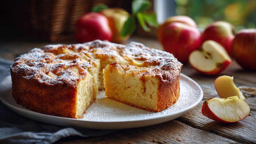 Аромат уюта и вкус детства без лишних хлопот: пошаговый рецепт ленивого манника с яблоками и корицей  - Новости Калининграда | Иллюстрация: Алиса Игонина / «Клопс»