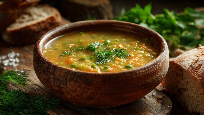 Даже тёща аплодировала стоя: как самостоятельно сварить дома ароматную чечевичную похлёбку  - Новости Калининграда | Иллюстрация: Алиса Игонина / «Клопс»