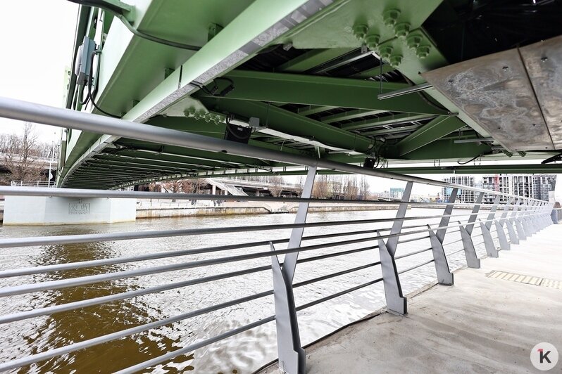 В Калининграде открыли долгожданный пешеходный мост от «Юности» на остров Канта (фоторепортаж) - Новости Калининграда | Фото: Александр Подгорчук / «Клопс»