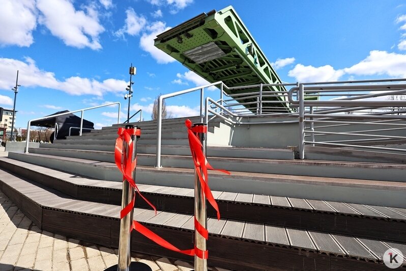 В Калининграде открыли долгожданный пешеходный мост от «Юности» на остров Канта (фоторепортаж) - Новости Калининграда | Фото: Александр Подгорчук / «Клопс»