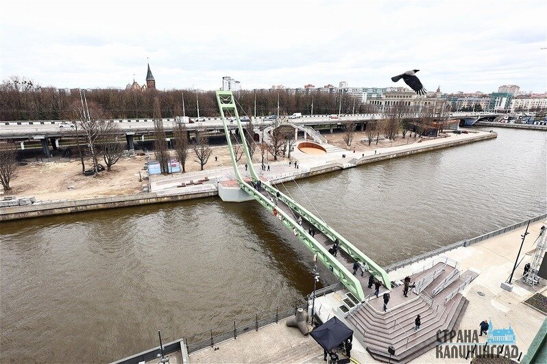 Теперь можно попасть с острова Канта сразу на набережную Баграмяна | Фото: Александр Подгорчук