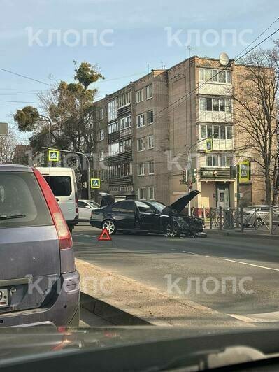 В Калининграде из-за аварии улица Невского встала в трёхкилометровой пробке (фото, видео) - Новости Калининграда | Фото: очевидцы