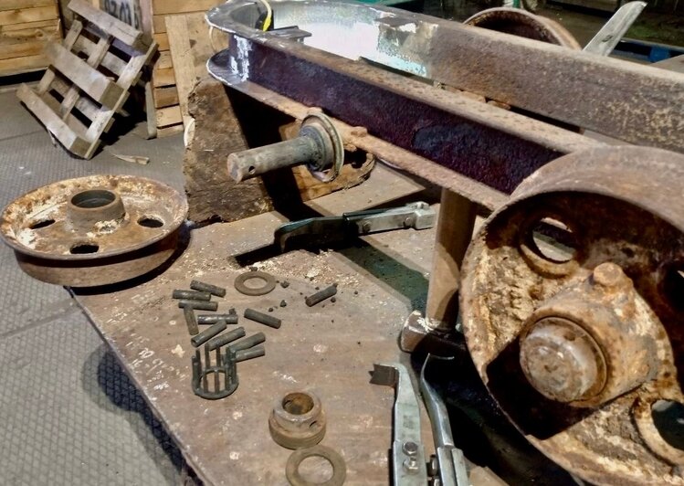 В кирхе Рудау планируют запустить по рельсам вагонетку, которая пролежала на дне реки не менее 80 лет - Новости Калининграда | Фото: сообщество «Кирха Рудау. Парк-Музей» // «ВКонтакте»