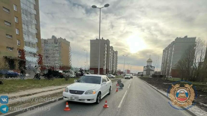 Проклятое место: на Левитана у одного и того же дома снова сбили ребёнка - Новости Калининграда | Фото: Госавтоинспекция Калининградской области