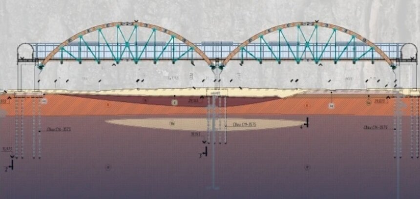 На Северном обходе Калининграда установят пешеходные переходы с арками из дерева   - Новости Калининграда | Изображение: пресс-служба компании «ВАД»