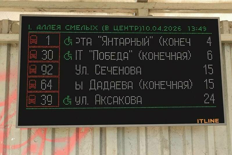 На сегодня подключено около половины от запланированного количества табло  | Фото: соцсети Елены Дятловой