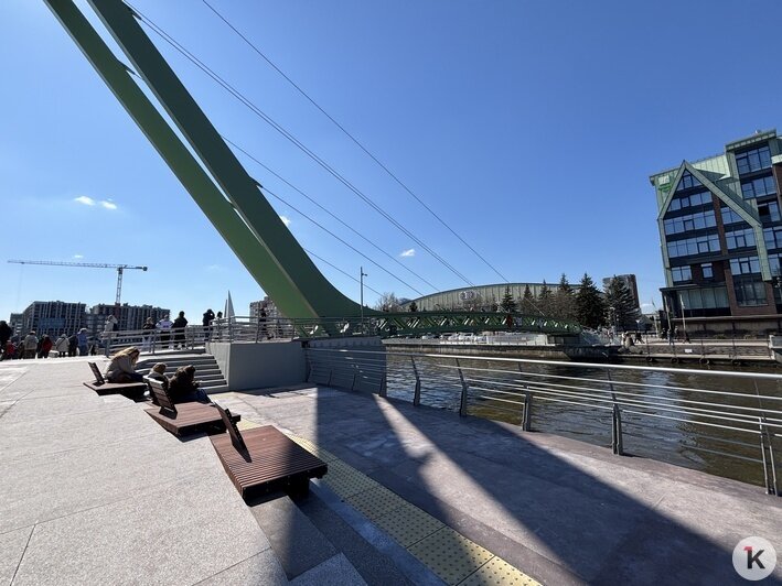 На Философском уже назначают свидания: как новый мост на остров Канта вписался в жизнь калининградцев (фото) - Новости Калининграда | Фото: Александр Подгорчук / «Клопс»