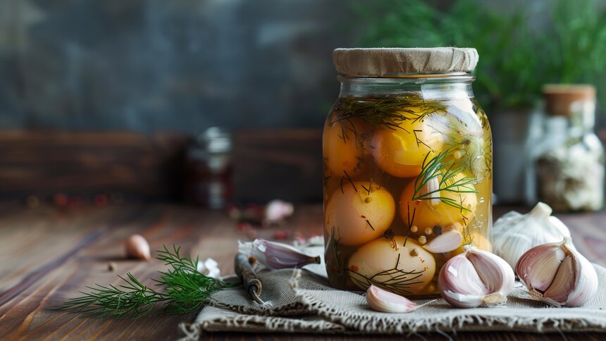 Гости забыли про горячее и дерутся за последний желток: как в домашних условиях замариновать куриные яйца - Новости Калининграда | Иллюстрация: Алиса Игонина / «Клопс»