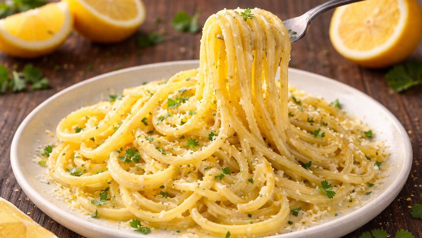 Макароны, лишившие мужа дара речи: как с помощью лимона сделать пасту ресторанного уровня  - Новости Калининграда | Иллюстрация: Дарья Мошникова / «Клопс» 