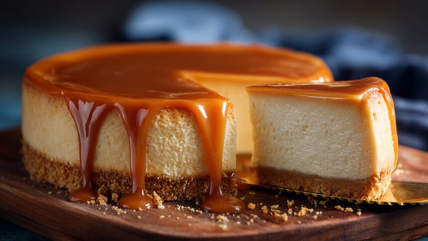Вкуснее, чем в ресторане: кулинары рассказали, как своими руками приготовить чизкейк с солёной карамелью - Новости Калининграда | Иллюстрация: Алиса Игонина / «Клопс»