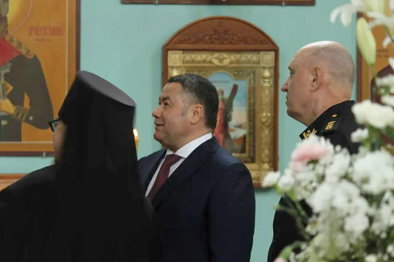 Также Игорь Руденя посетил Кафедральный собор в честь великомученика Георгия Победоносца  | Фото: сайт правительства области