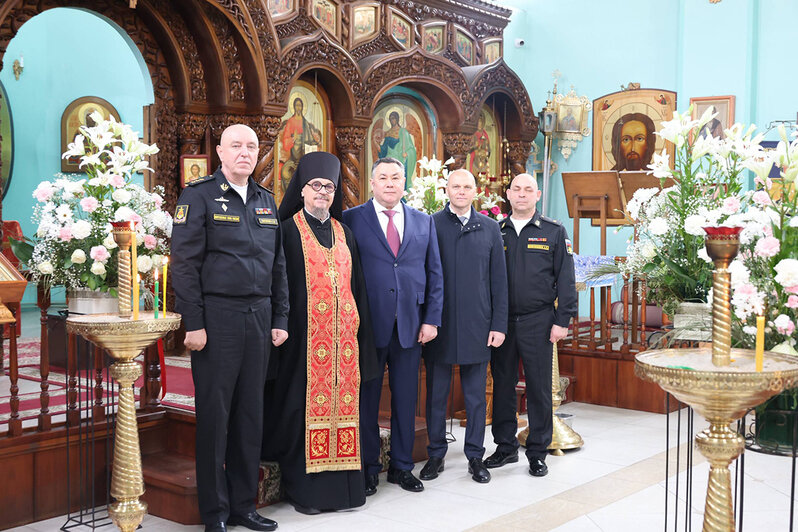 Также Игорь Руденя посетил Кафедральный собор в честь великомученика Георгия Победоносца  | Фото: сайт правительства области