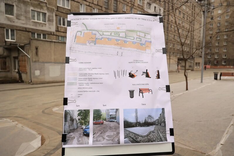 Жители двора на Трибуца рассказали о своих проблемах и пообещали беречь новый двор | Фото автора