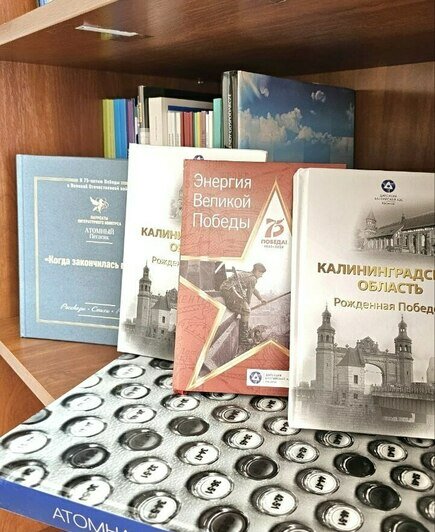 Дирекция Балтийской АЭС подарила городской библиотеке Советска книги о науке - Новости Калининграда