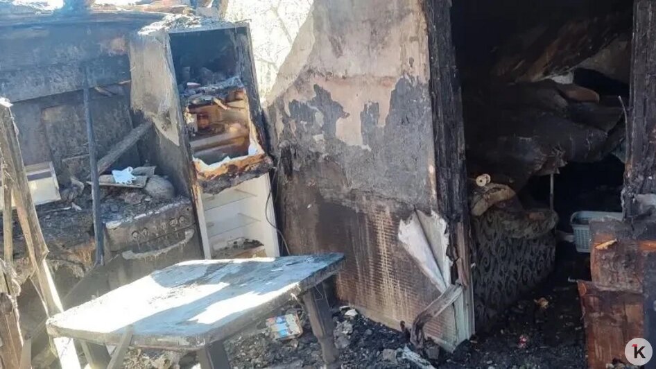 «Я могла только кричать: где сын?!»: семья погорельцев из Комсомольска рассказала подробности о пожаре (фото, видео) - Новости Калининграда | Фото: Татьяна