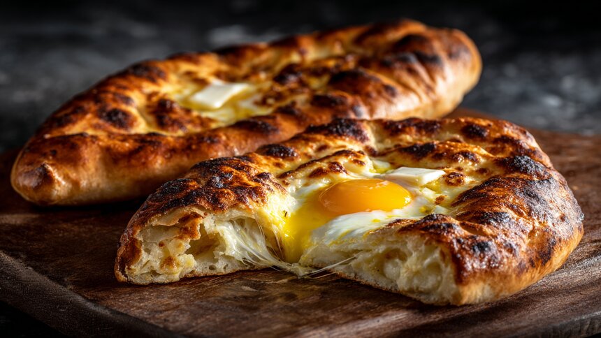 Свекровь обомлела и признала своё поражение на кухне: как приготовить сочные и румяные хачапури по-аджарски  - Новости Калининграда | Иллюстрация: Алиса Игонина / «Клопс»