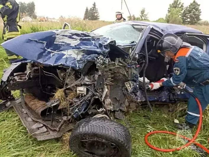 Место ДТП | Фото: ГУ МЧС по Калининградской области 