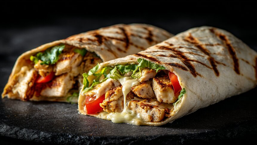 Гости не могли поверить, что я приготовила это своими руками: рецепт сочной шаурмы с курицей по-домашнему - Новости Калининграда | Иллюстрация: Алиса Игонина / «Клопс»