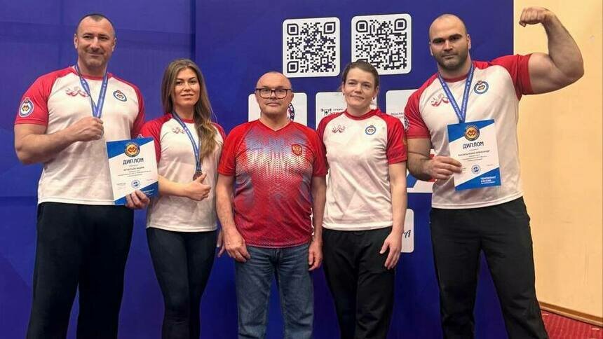 Калининградские мастера армрестлинга привезли пригоршню медалей с чемпионата России - Новости Калининграда | Фото: министерство спорта Калининградской области