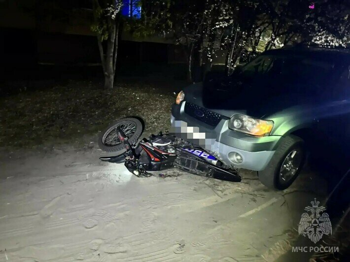 В Светлом подросток на мотоцикле попал под колёса легковушки на просёлочной дороге - Новости Калининграда | Фото: пресс-служба МЧС по Калининградской области