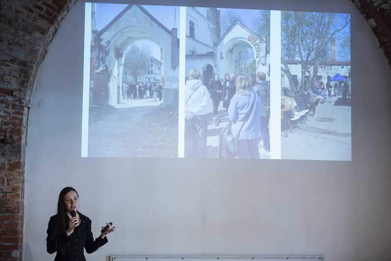 Послушать о планах инвестора пришло немало людей | Фото: Александр Подгорчук