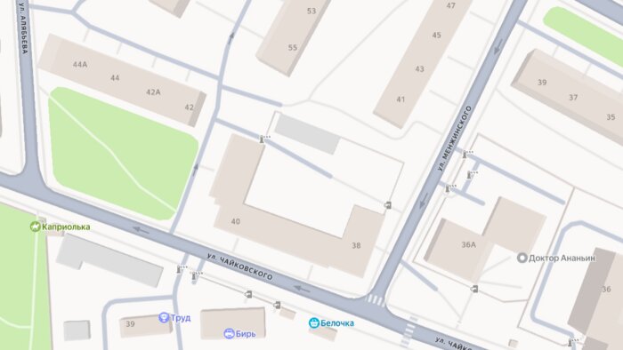 Эксперты рекомендовали признать памятником дом на Чайковского, где жил легендарный советский контрразведчик - Новости Калининграда | Скриншот сервиса  «Яндекс Карты»