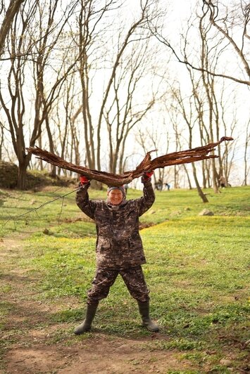 Убрали бурелом после зимних штормов: «Хранители руин» навели порядок на Бальге (фото)  - Новости Калининграда | Фото: Хранители руин