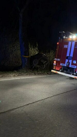 Место ДТП | Фото: Госавтоинспекция Калининградской области, очевидец Иван