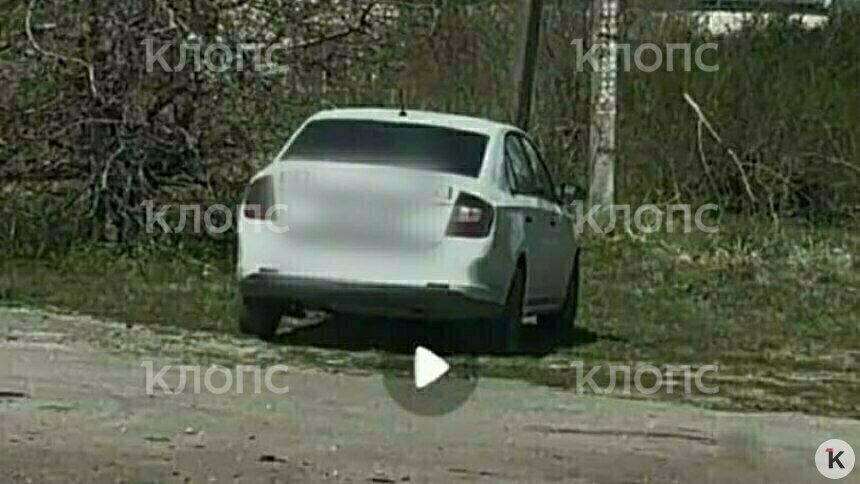 Машина, на которой приехали мужчины  | Скриншот видеозаписи передали местные жители