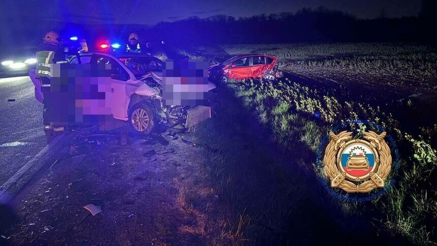 После удара Nissan выбросило с дороги: в Гвардейском районе столкнулись два автомобиля - Новости Калининграда | Фото: Госавтоинспекция Калининградской области