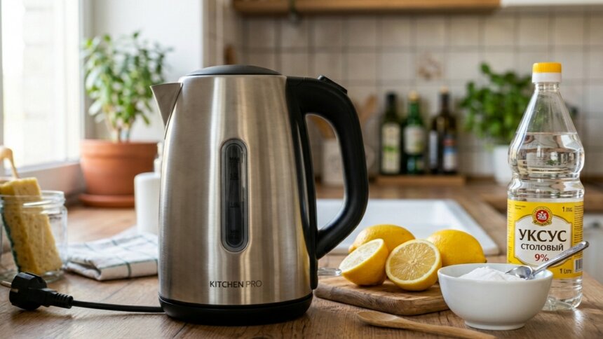 Засверкал как новенький, а нужна была всего одна вещица: три простых способа избавиться от накипи в чайнике - Новости Калининграда | Иллюстрация: Дарья Мошникова / «Клопс» 